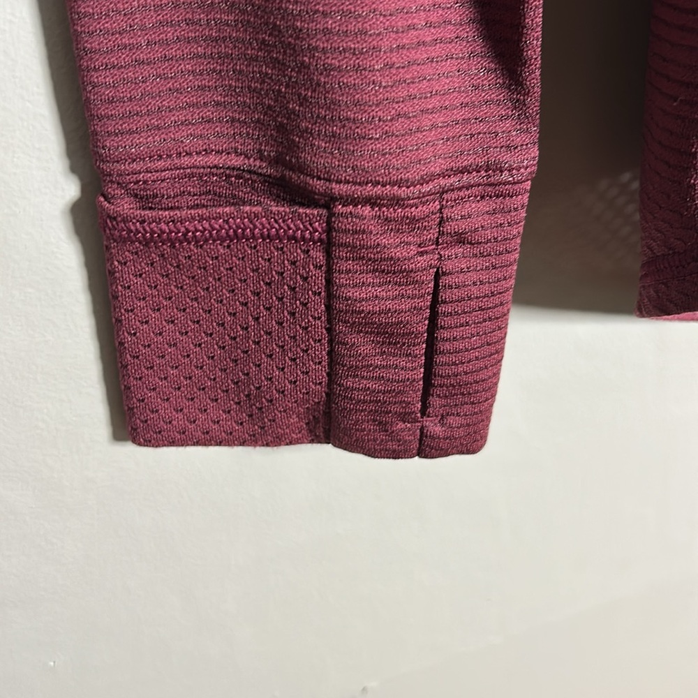 Nike Womens Aeroreact Golf/Casual Turtleneck Long Sleeve Pullover Maroon Sz Sm - Picture 5 of 12